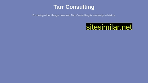 tarrconsulting.com alternative sites