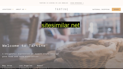 tartinebakery.com alternative sites