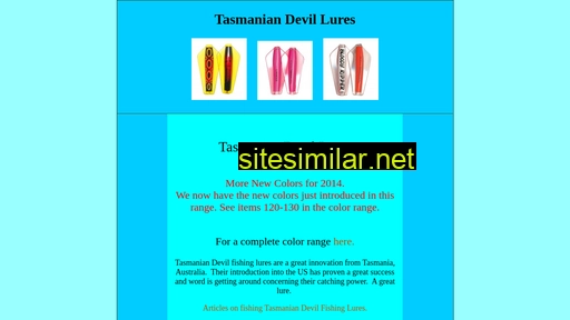 tasmaniandevillures.com alternative sites