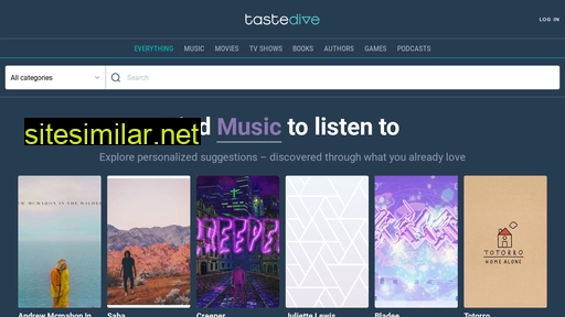tastedive.com alternative sites