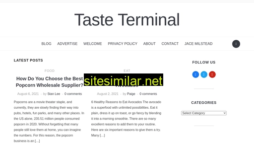 tasteterminal.com alternative sites