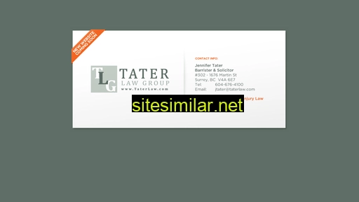 taterlaw.com alternative sites