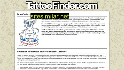 tattoofinder.com alternative sites