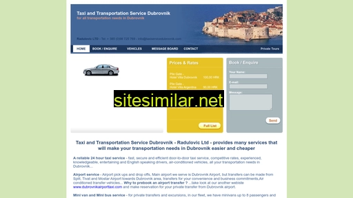 taxiservicedubrovnik.com alternative sites
