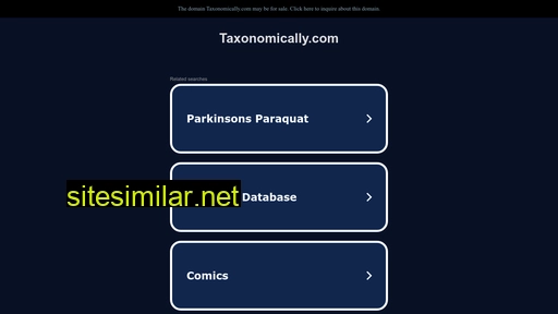 taxonomically.com alternative sites