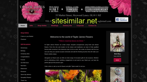 taylerjamesflowers.com alternative sites