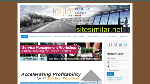 Taylorbusinessgroup similar sites