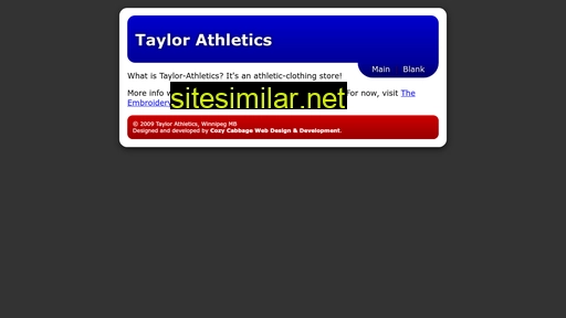 taylor-athletics.com alternative sites