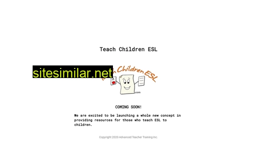 Teachchildrenesl similar sites