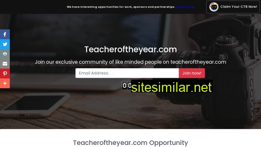 teacheroftheyear.com alternative sites