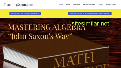 teachingsaxon.com alternative sites