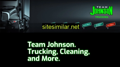 teamjohnsontrucking.com alternative sites