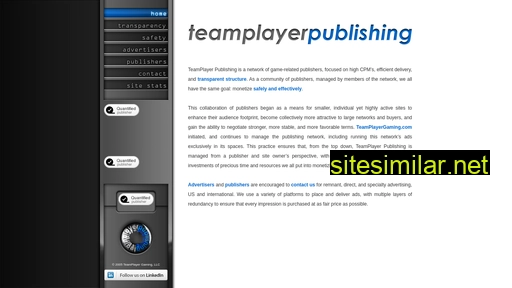 Teamplayerpublishing similar sites