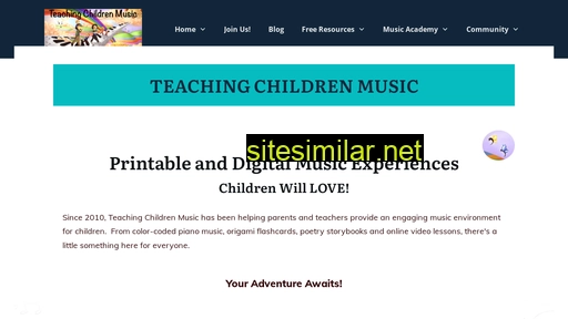 teaching-children-music.com alternative sites