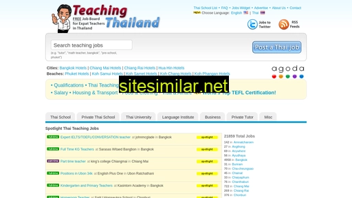 Teachingthailand similar sites