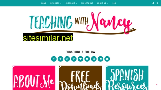 teachingwithnancy.com alternative sites
