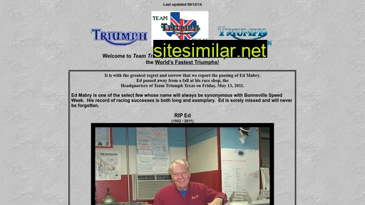 teamtriumphtexas.com alternative sites