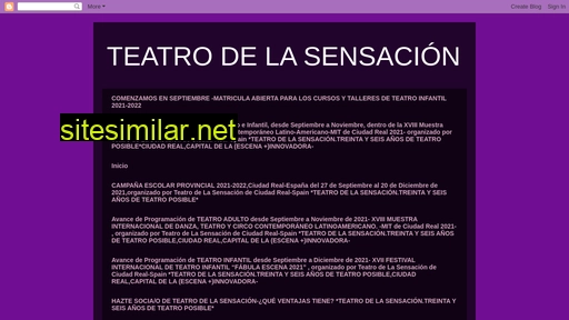 teatrodelasensacionela.blogspot.com alternative sites