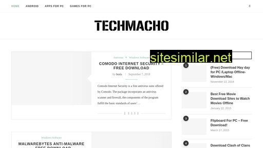 Techmacho similar sites