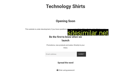 technologyshirts.com alternative sites