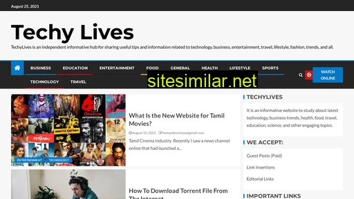 techylives.com alternative sites