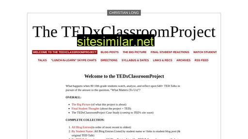 Tedxproject similar sites