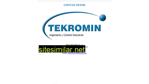 tekromin.com alternative sites