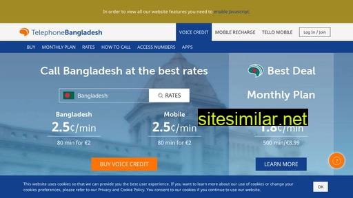 telephonebangladesh.com alternative sites