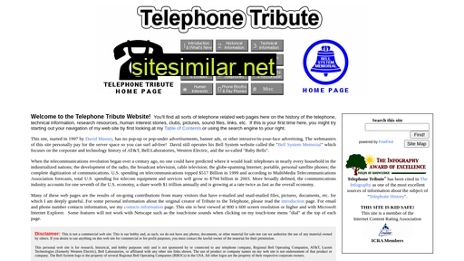 telephonetribute.com alternative sites