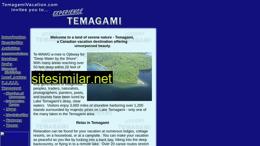 Temagamivacation similar sites