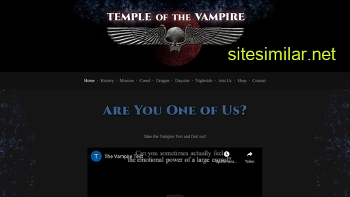 templeofthevampire.com alternative sites