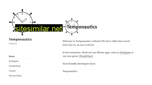 Temponautics similar sites