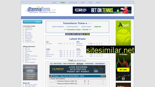 tennisform.com alternative sites