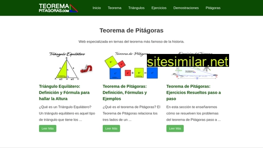 teoremapitagoras.com alternative sites