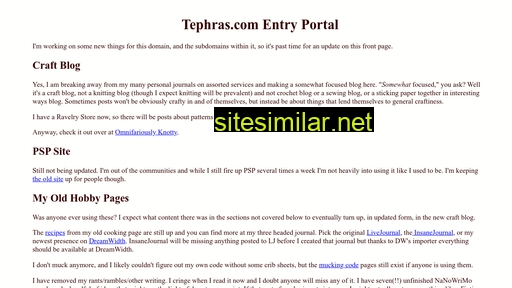 tephras.com alternative sites