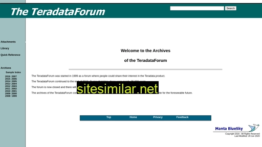 teradataforum.com alternative sites