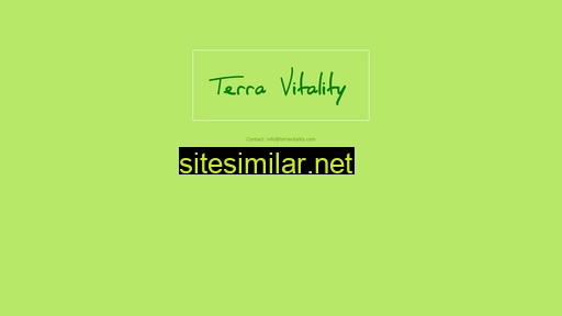 terra-vitality.com alternative sites