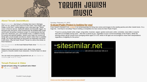 teruah-jewishmusic.blogspot.com alternative sites