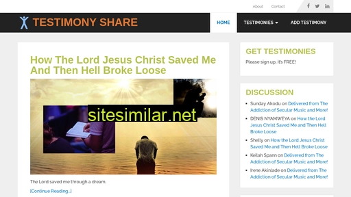 testimonyshare.com alternative sites