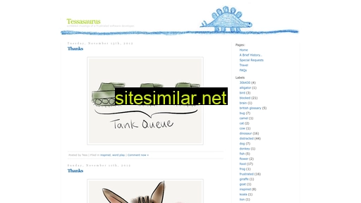 tessasaurus.com alternative sites