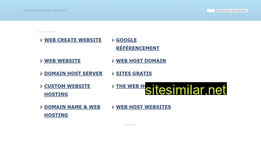 Testdomain-with-ssl similar sites