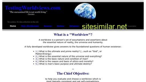 testingworldviews.com alternative sites