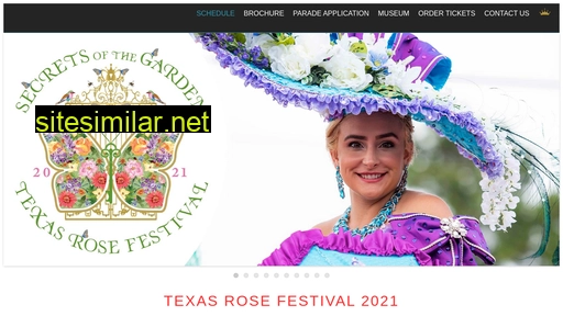 Texasrosefestival similar sites