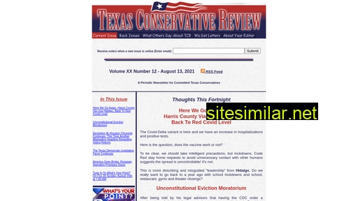 Texasconservativereview similar sites
