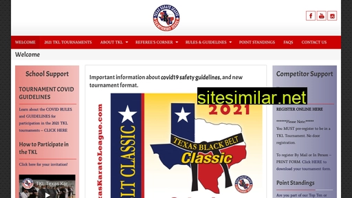 texaskarateleague.com alternative sites