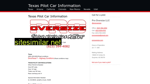 Texaspilotcars similar sites