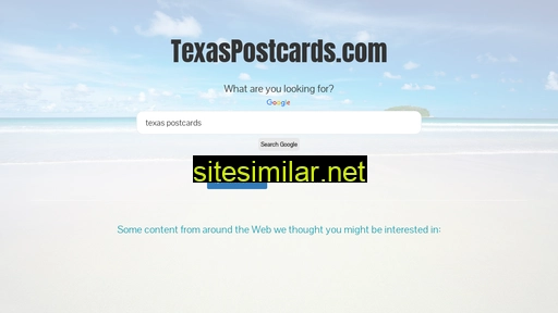texaspostcards.com alternative sites