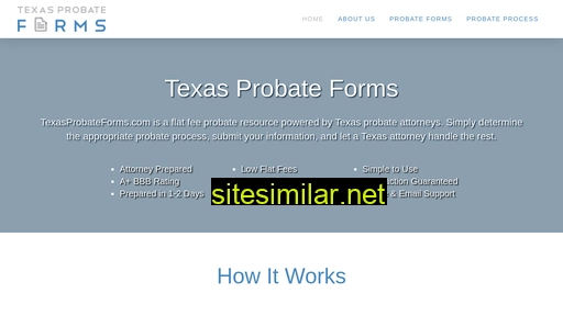 Texasprobateforms similar sites