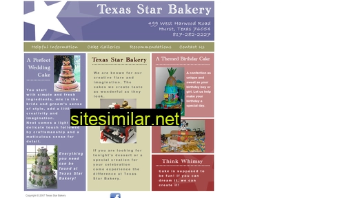 Texasstarbakery similar sites