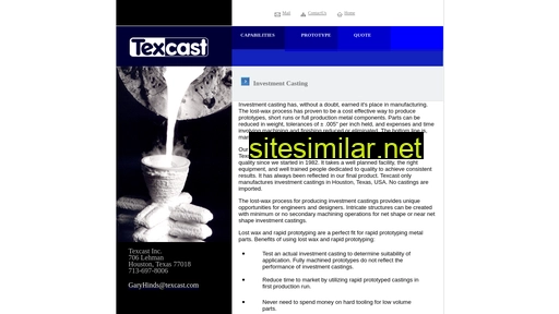 Texcast similar sites